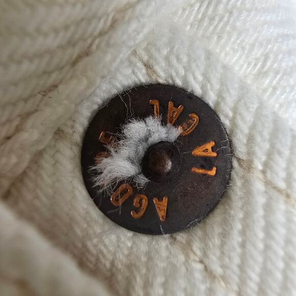 AGOLDE Riley High Rise‎ Straight Crop Veil White Size 32 - Picture 9 of 13